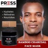 Mascarilla Facial De Carbón De Bambú Press Skincare Mascar