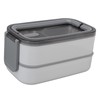 Bento Box 304 Stainless Steel Microwaveable with Chopsticks and Spoon
