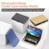 BONSYL® Credit Card Holder, RFID Blocking Slim Metal Credit Card
