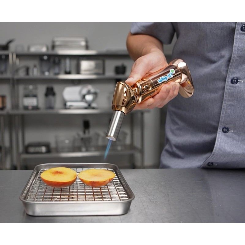 Whip-It! Flex Torch, Gold Chrome