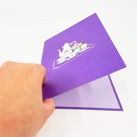 Tea Party Pop Up Card, 3D Pop Up Greeting Card - Birthday, Party, Celebration for son, daughter, girl, boy, husband, wife | Pop Card Express (Tea Party Pop Up Card)