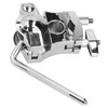 AZMUDE L-Rod Cowbells Clamp, Zinc Alloy Silver Drum Clamp, Cowling