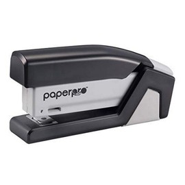 PaperPro inJOY20 - 3 in 1 Stapler - One Finger, No Effort, Spring Powered Stapler - Gray (1504)