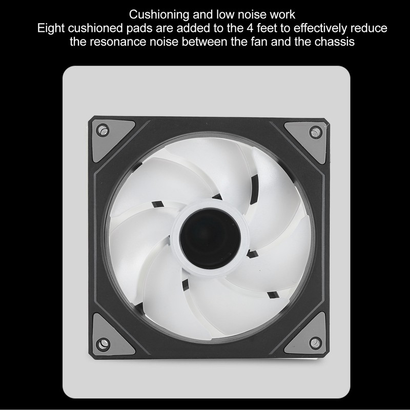 120mm ARGB PWM Case Fan 800 to 2000RPM 4pin PWM