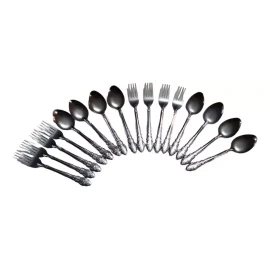 Konnig Juego De Cucharas Soperas Y Tenedores, 48pzs De Acero