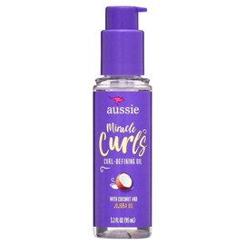 Aussie Miracle Curls Coconut Curl-Defining Hair Oil, for Curly Hair 3.2 fl oz