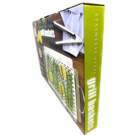 Linkfair Stainless Steel Grill Baskets, 2 Piece