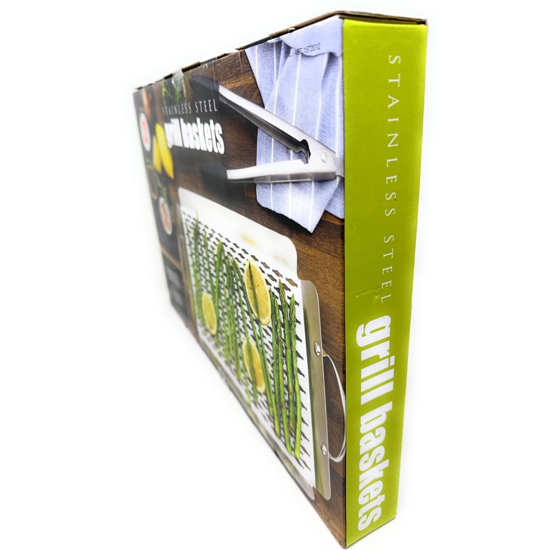 Linkfair Stainless Steel Grill Baskets, 2 Piece