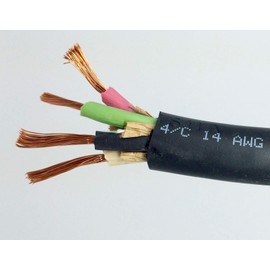 75' SJOOW 14/4 (Portable Power Cord) Flexible 300V Cable- 75ft.