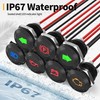 RVMARINEPAT 12V LED Indicator Light Small Indicator Light Waterproof 1/2"