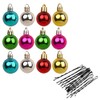 Widdle Gifts Novelty Christmas Beard Baubles Pack of 12 Assorted