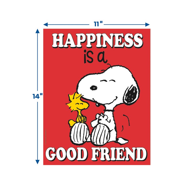 Eureka Peanuts Mini Classroom Poster Set for Teachers, 11" x