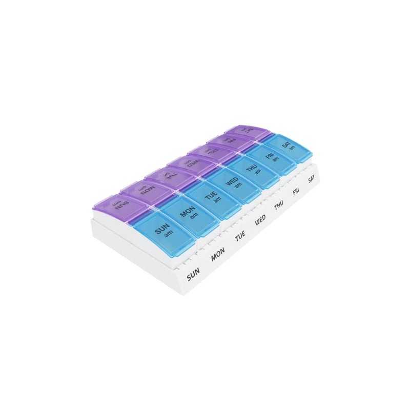 Ezy Dose Weekly AM/PM Pop-Out Pill Planner (Large)