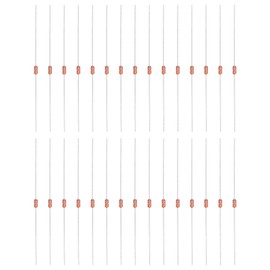 MECCANIXITY 30 Pcs NTC Thermistors Resistors MF58 3950B 10K-1% Ohm Glass Sealed Temperature Sensors for Household Appliances Temperature Measurement Control