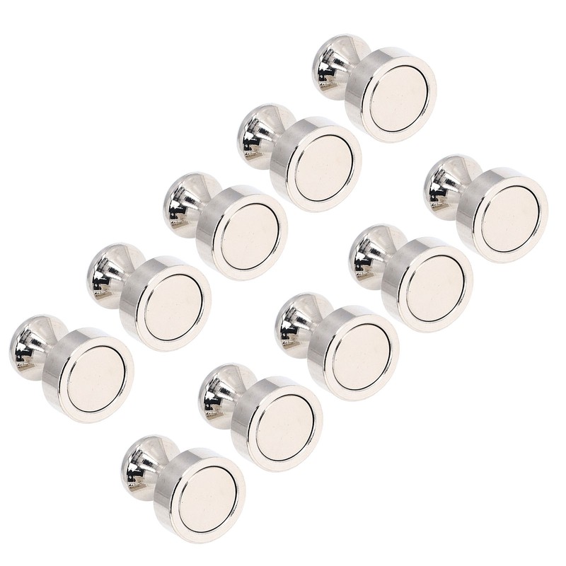 10PCS Magnetic Push Pins Multifunctional Strong Magnet Metal Thumbtacks for