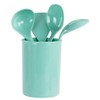 Reston Lloyd 82992 5-Piece Calypso Basics Utensil Holder Set, Seafoam
