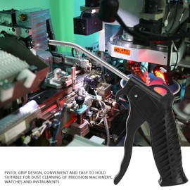 Grip Air Blow Gun with Composite Handle Grip Industrial Stainless Steel Elbow Air Compressor Duster Blow Gun Dust Removing Cleaning Tool
