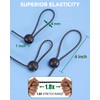 4 Inch Adjustable Ball Bungee Cords, Easy to Adjust from