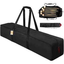 CSOKRE Croquet Set Carry Bag,[40" 840D Oxford/Equipped with ball storage bag] For Holding 6 Players Set, Portable Croquet Storage Bag Can Carry Croquet Game Set Outdoors to Yard Lawn, BAG Only, Black