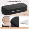 Marvolia Glasses Case Hard Shell Large Eyeglasses Case PU Leather