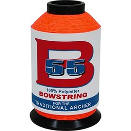 BCY B55 Bowstring Material Fluorescent Orange 1/4 lb.