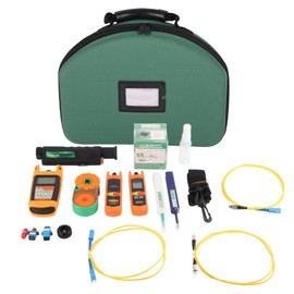Optic Fiber Test Kit Power Meter with Wide Testing Range, Various Tools for Easy and Convenient Carrying