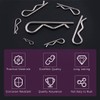 Swpeet 110Pcs 304 Stainless Steel Cotter Pin Hair Pin Hitch