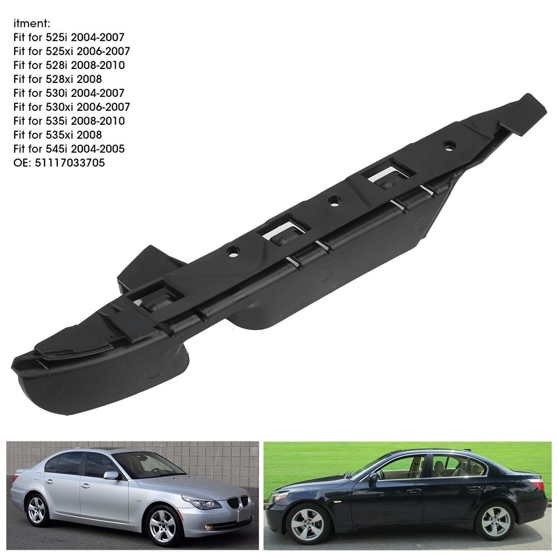 Left Front Bumper Support Bracket 51117033705 Fit for E60/E61 525i/528i/530i/535i/545i