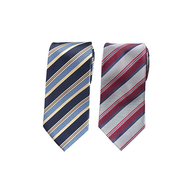 Towergem Men's Necktie Woven Jacquard XL Necktie, 63.0 inches (160