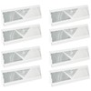 15 Inch Baseboard Register Vent (Duct Opening Size), 3 Different