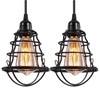 Industrial Light Bulb Cage 4 Pack, DIY Vintage Style Light