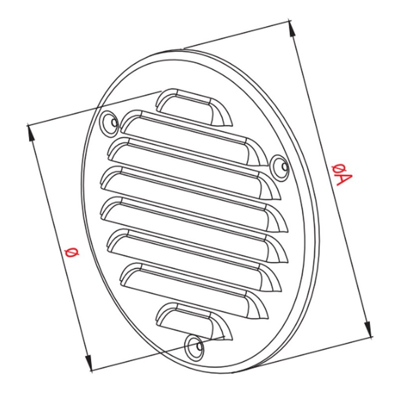 METAL Air Vent Grille Cover 165x240 (6.5x9.5") WHITE Ventilation Grill