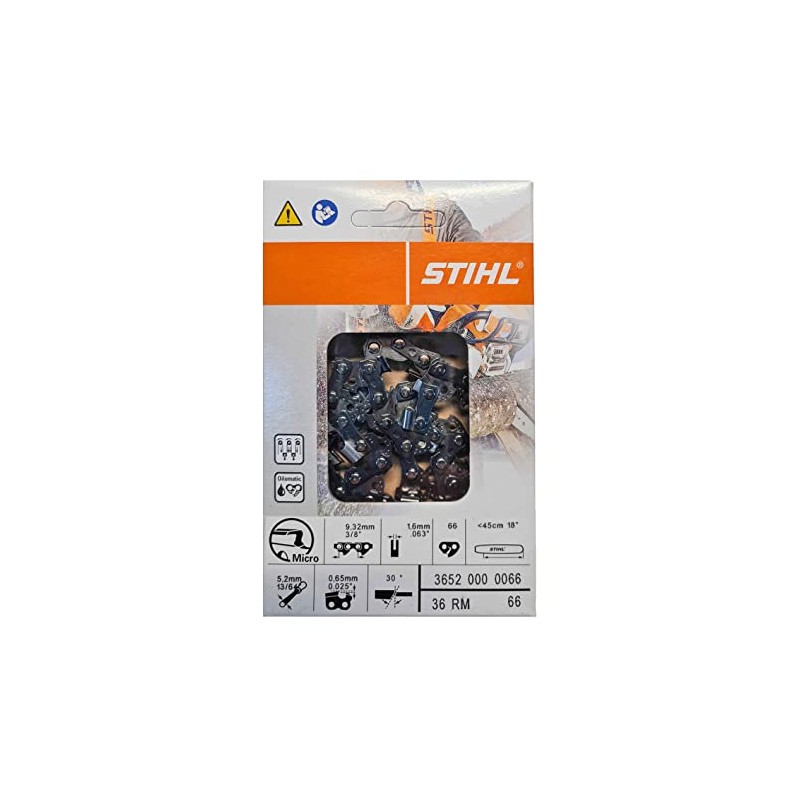 'STIHL GENUINE 3652 000 0066 Chainsaw Chain 3/8 6 mm