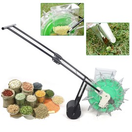 MUSESPANI Lawn & Garden Spreaders, Manual Seeder Handheld Seeding Machine, Precision Garden Seed Planter Spreader for Lawns, Precision Manual Seeder Corn Cotton Soybean Peanut Planter