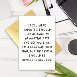 GVMGVM Funny Birthday Card for Husband Boyfriend Wife Girlfriend, Humorous Anniversary Card for Partner Spouse, Hilarious Long Distance Love You Cards