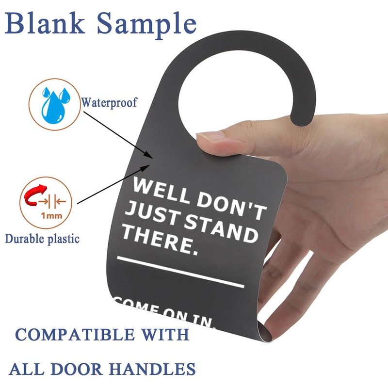 CENWA 2 Pcs Funny Do Not Disturb Sign Work Door