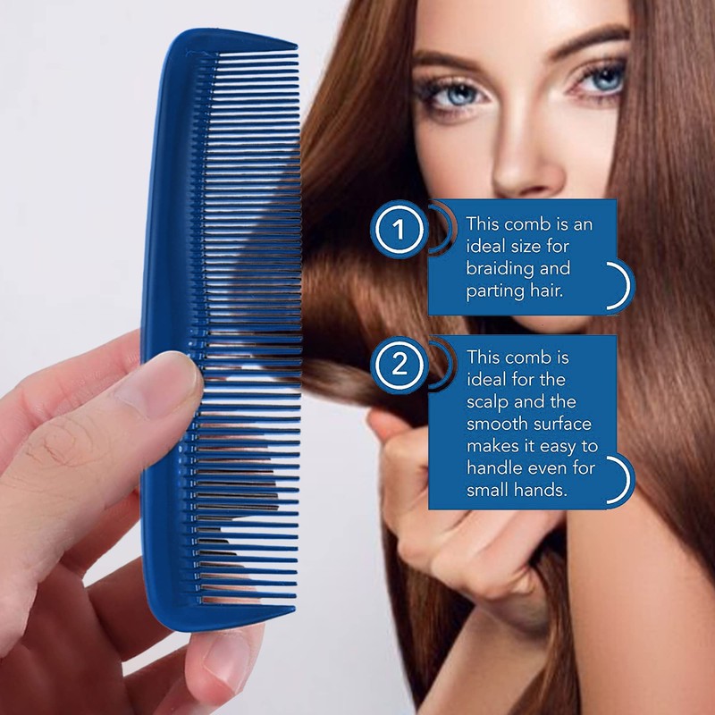 Soft 'N Style Hair Care 4-Pack Comb - Not Breakable