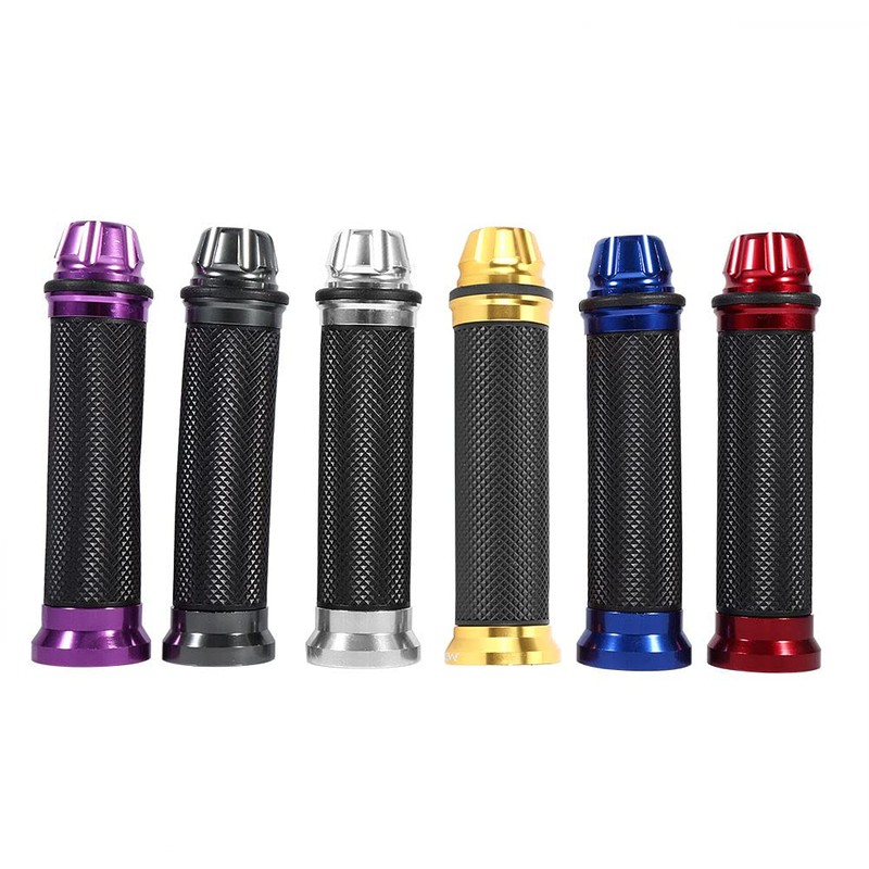 Handlebar grips, motorcycle CNC aluminium rubber handlebar grips for 7/8