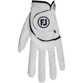 FootJoy Junior Golf Glove Right Hand (for Left-Handed Golfer), White/Black, ML