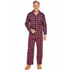 Champion Mens Cambridge Brushed Cotton Check Pyjamas - Red -