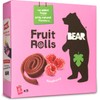 BEAR Rollitos de Fruta Frambuesa - Ingredientes 100% naturales -