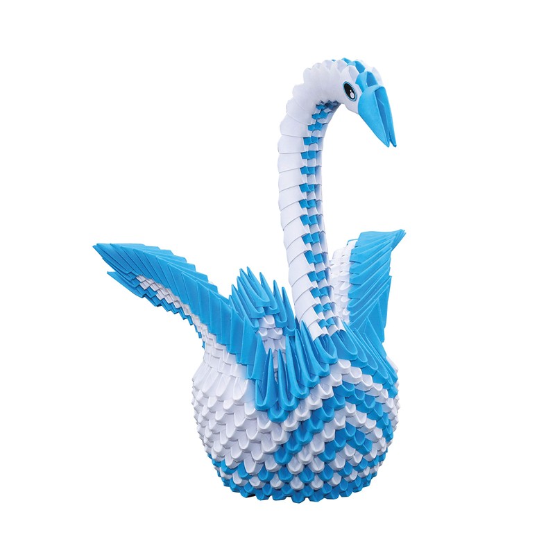 CreativaMente Creagami Origami 3D Swan 496 Pieces