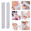 25 Pack 100/180 Grit Nail Files for Acrylic Nails, Rectangle