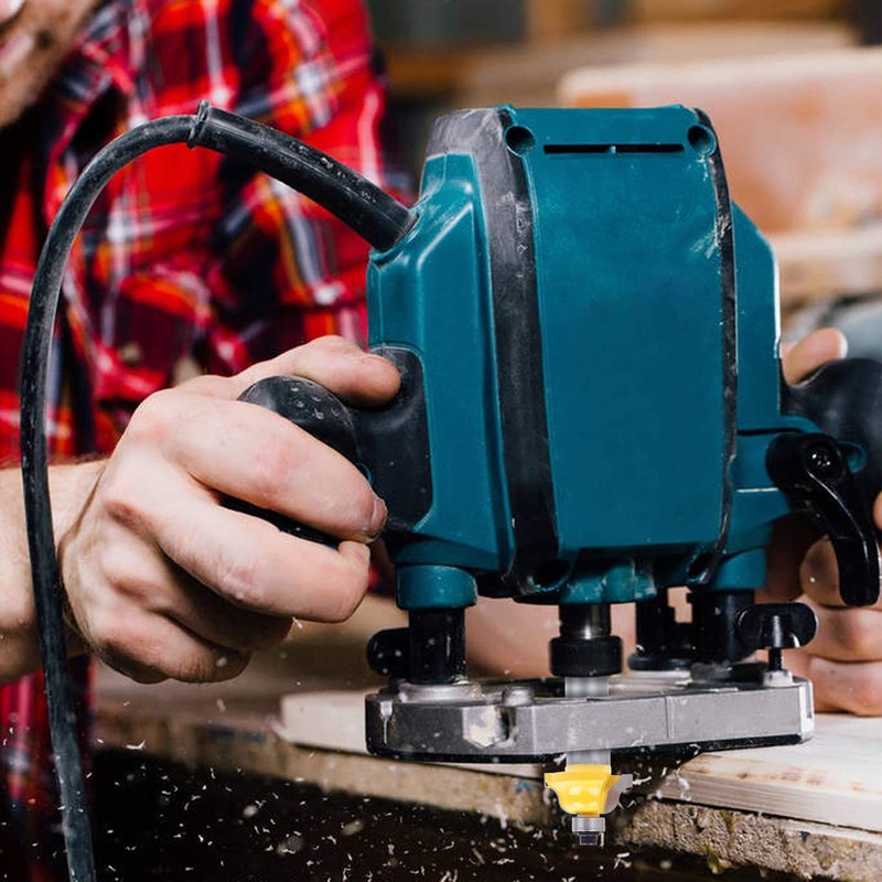 KOWOOD Router Bits Set of 15 Pieces 1/2 Inch Woodwork