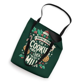 Gotta Check The Cookies First Dirty Christmas Inappropriate Tote Bag