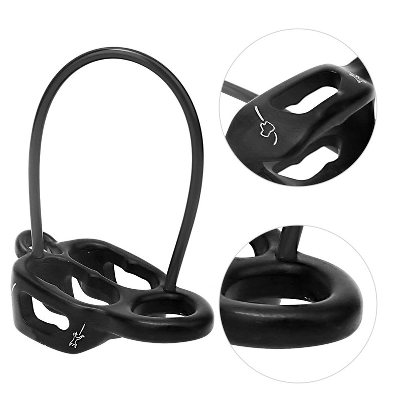 Outdoor Rappel ATC Guide Belaying Device Descender for Rock Climbing