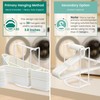 HAKDAY Hanger Stacker Organizer Stand, White Portable Hanger Holder Laundry