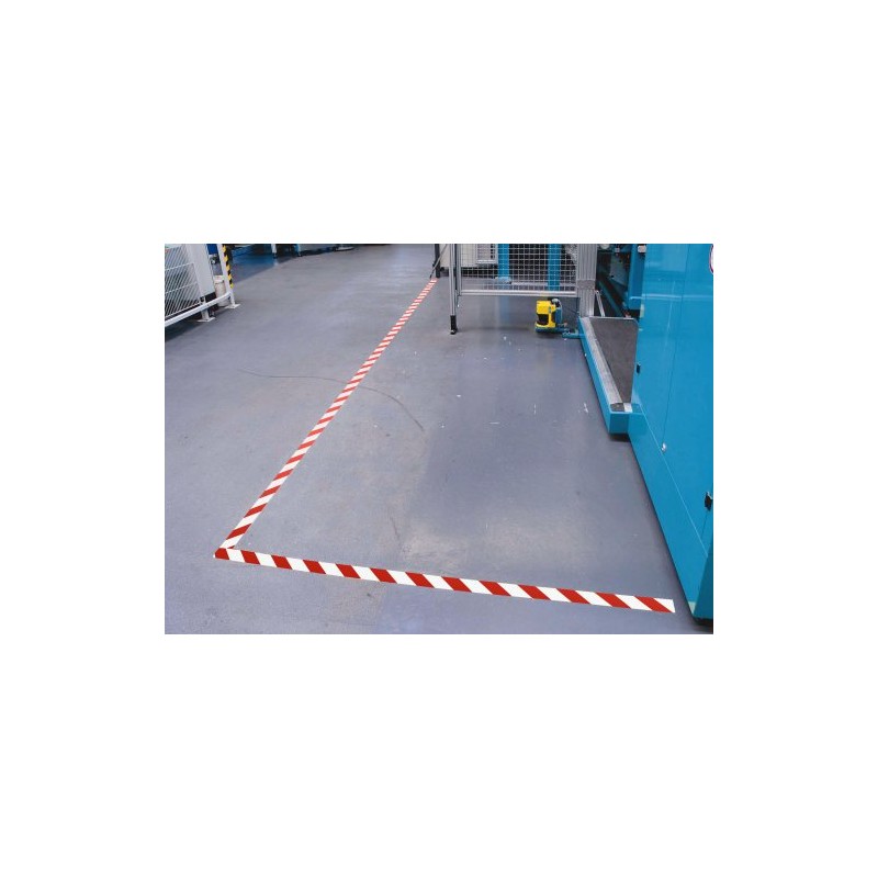 tesa 60760 Red And White Hazard Warning Floor And Lane