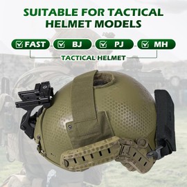 Lpoip Nvg Counterweight，Tactical Helmet Accessories，Helmet Counterbalance Weight Bag for Fast BJ PJ MH Tactical Helmets (Black)