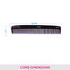 Vega Vega Spectra Dual Color Comb (Dressing Comb), Green, 37